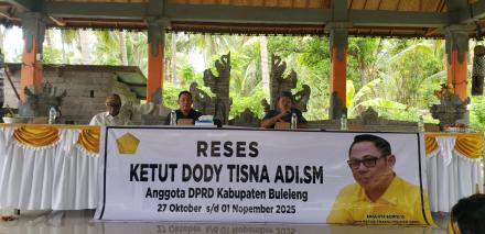 Reses Anggota DPRD Kabupaten Buleleng, Ketut Dody Trisna Adi, SH di Desa Sembiran